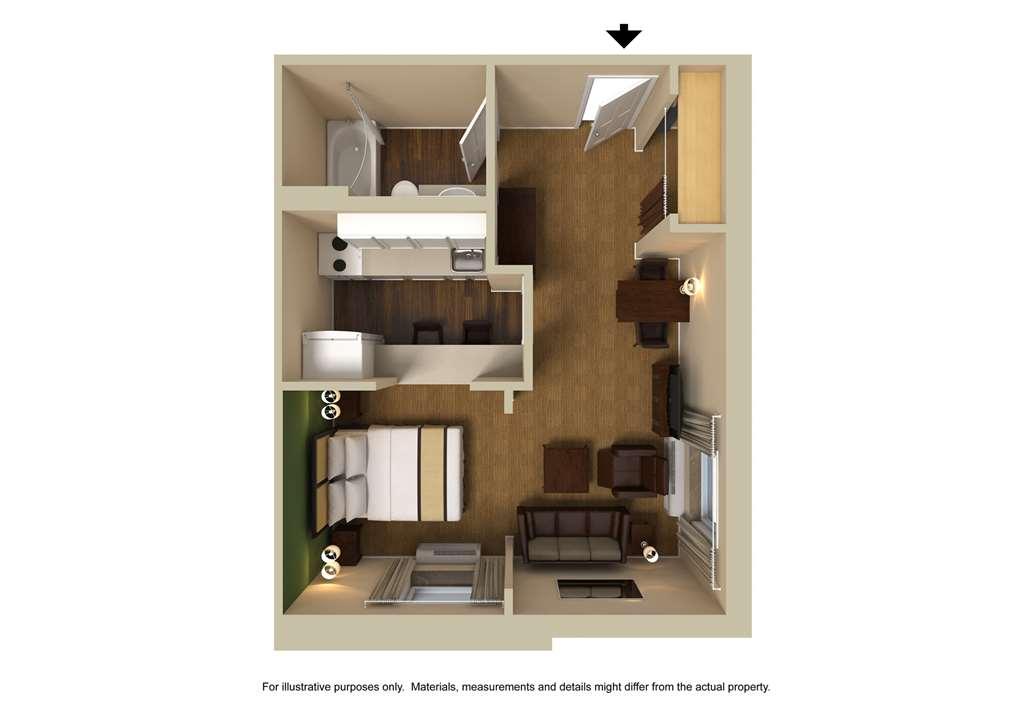 Extended Stay America Select Suites - Des Moines - West Des Moines Clive Rum bild