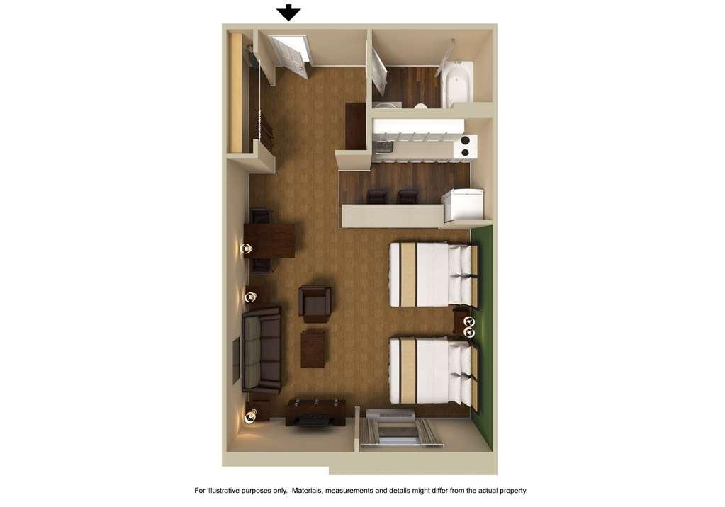 Extended Stay America Select Suites - Des Moines - West Des Moines Clive Rum bild